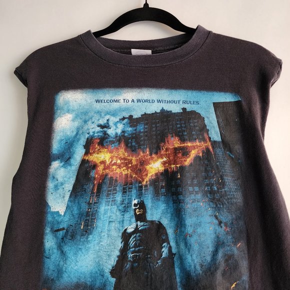 The Dark Knight Batman World Without Rules 2008 Mens Small Short Sleeve T Shirt - Picture 3 of 9